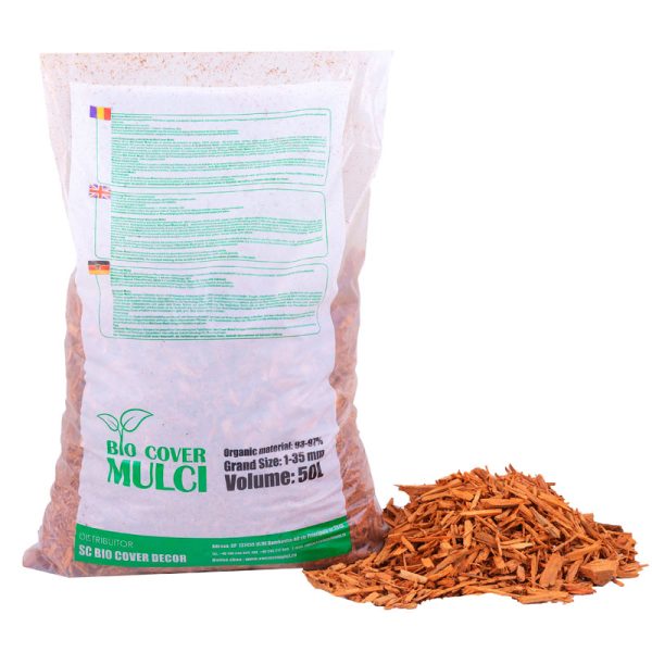 Mulci Portocaliu - 6 saci de 50L
