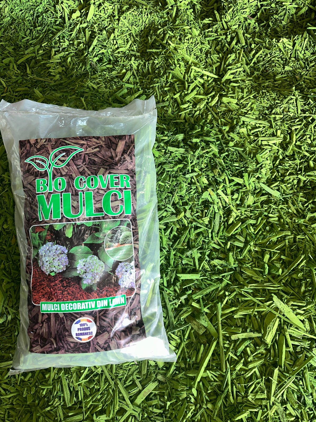 mulci decorativ verde